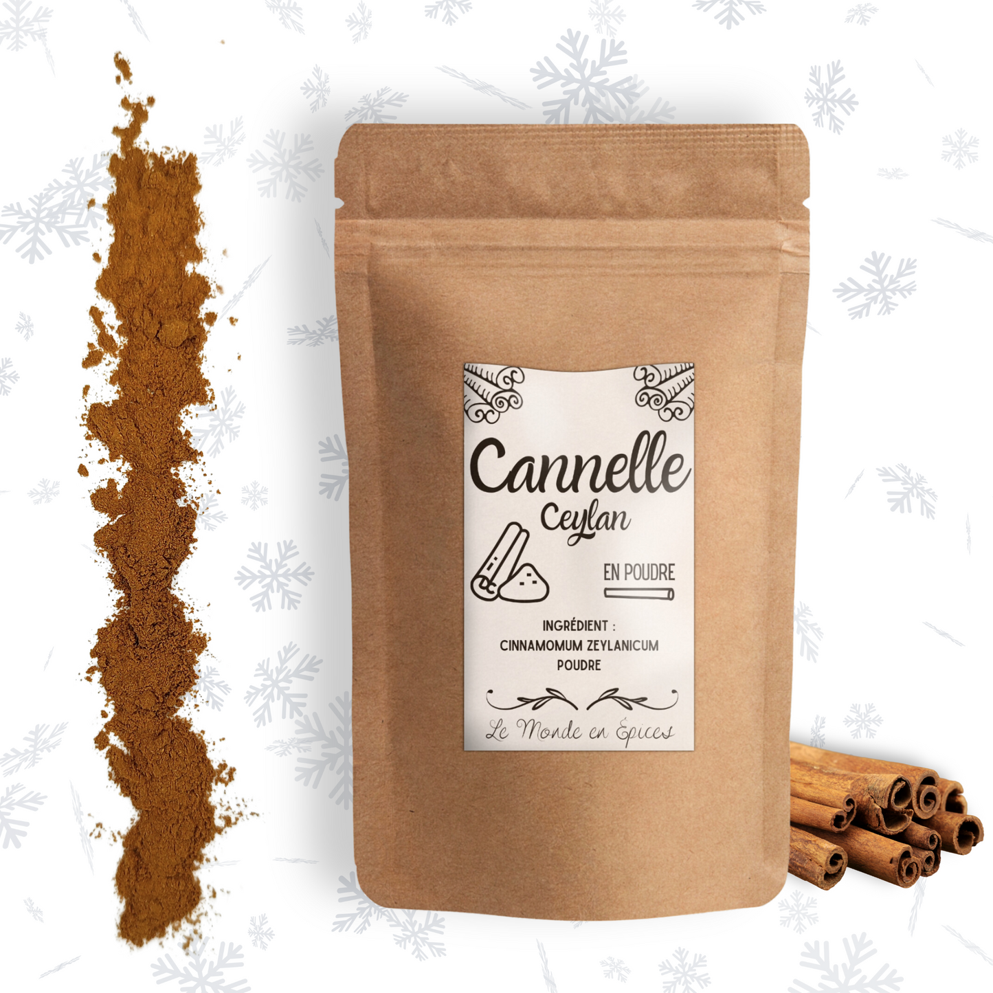 Canela en polvo de Ceilán