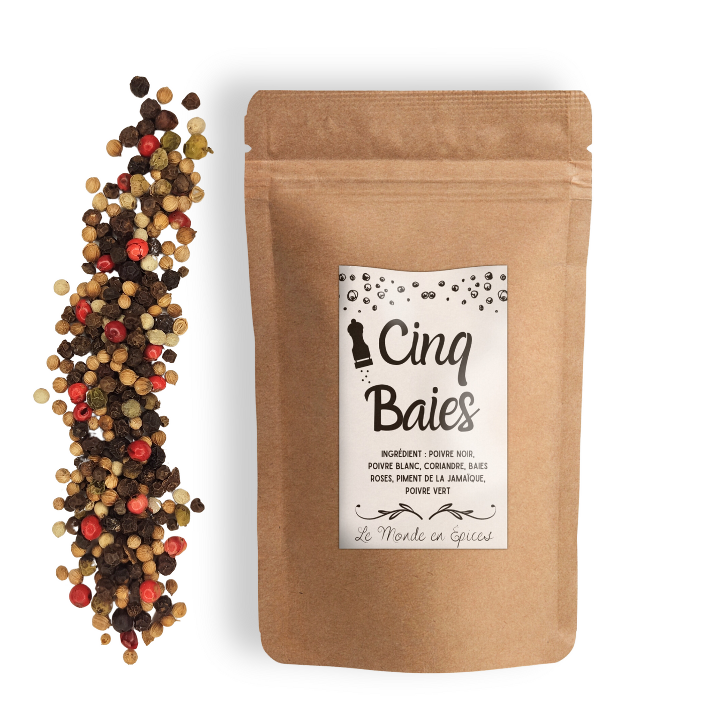 Fünf-Beeren-Paprika-Mischung