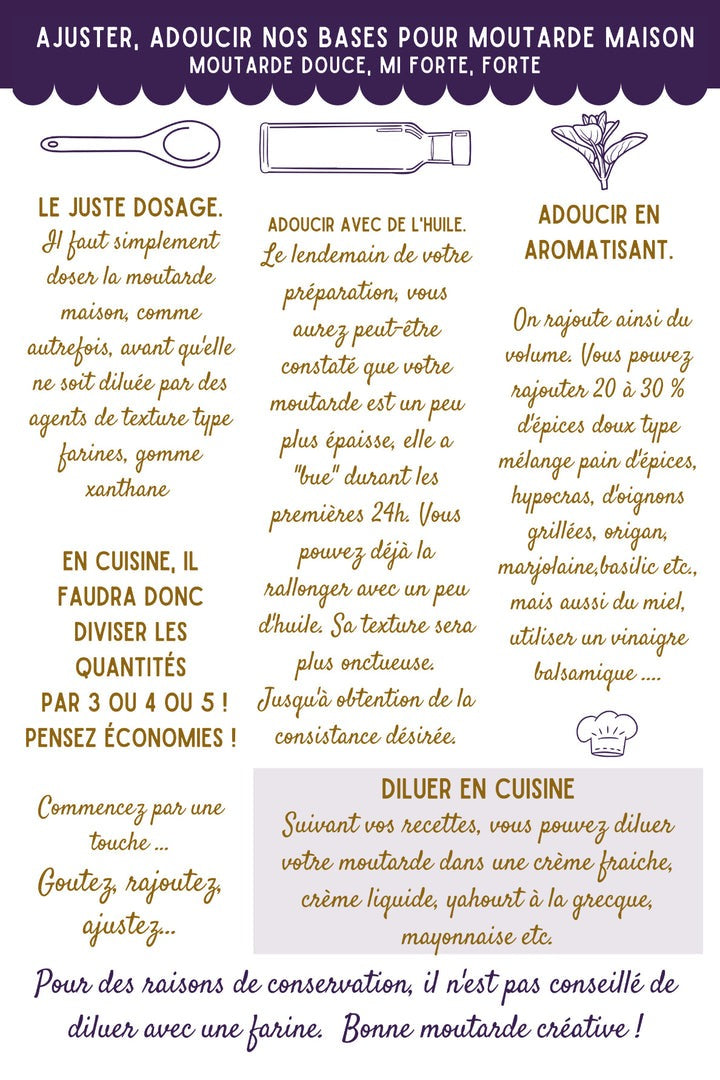 Moutarde maison aux herbes - 100 g