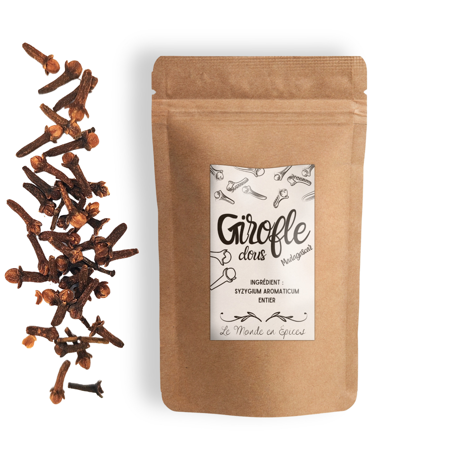 Clavos enteros de Madagascar