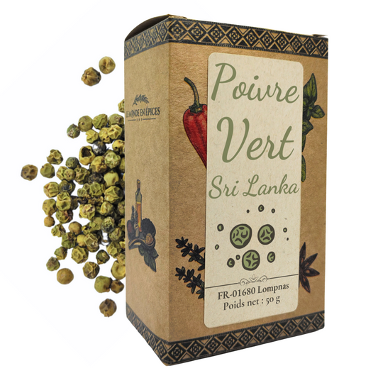 Poivre vert du Sri Lanka