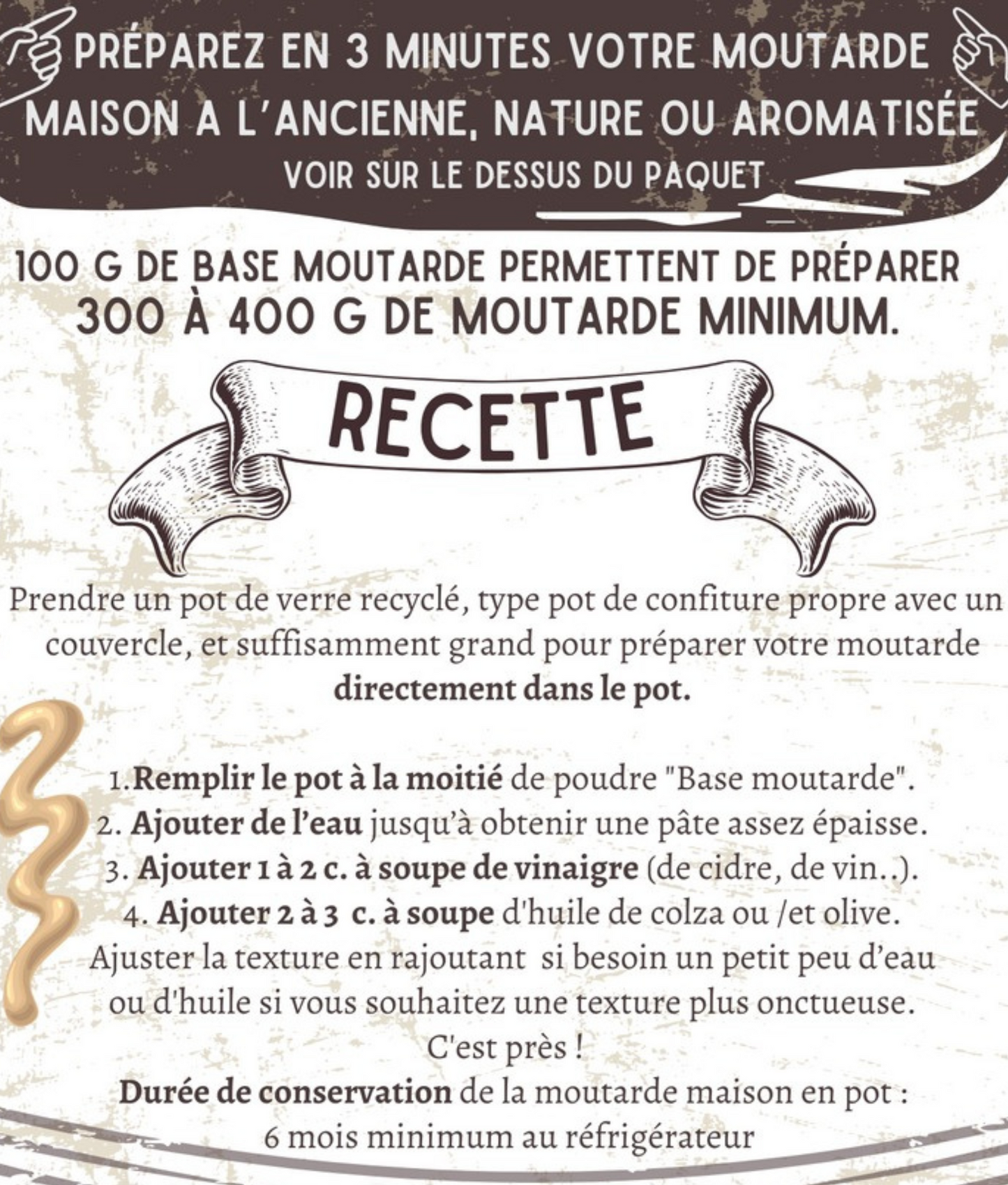 Basis für selbstgemachten Senf