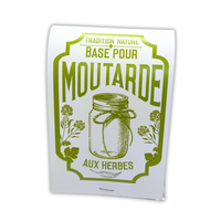 Moutarde maison aux herbes - 50 g cartonnette