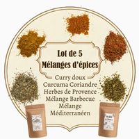 Packung mit 20 g 5 Gewürzmischungen