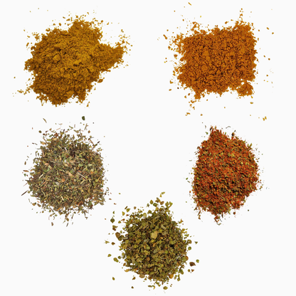 Lot de 5 Mélanges d'Épices