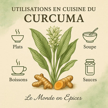 Curcuma nature en poudre