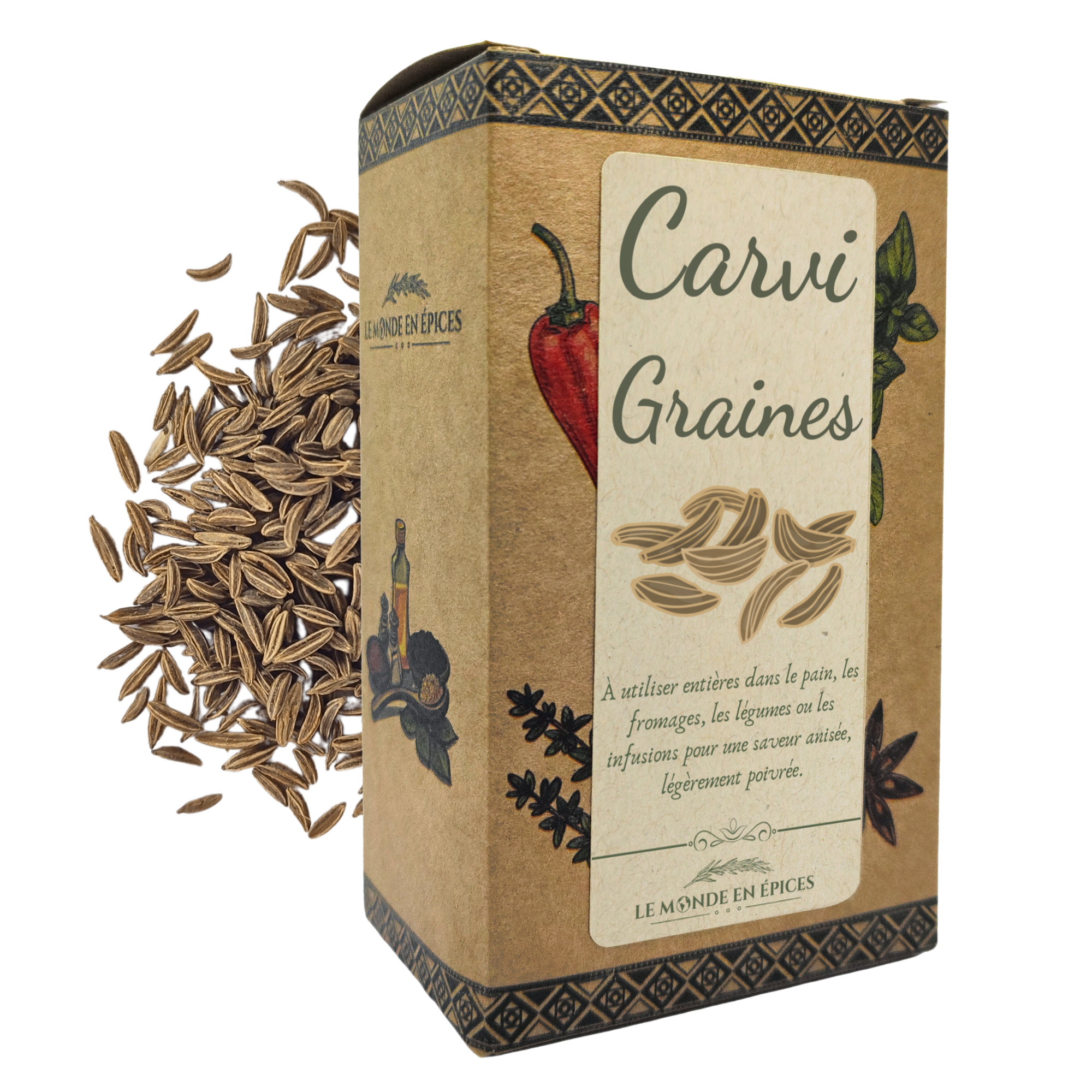 Carvi graines entières