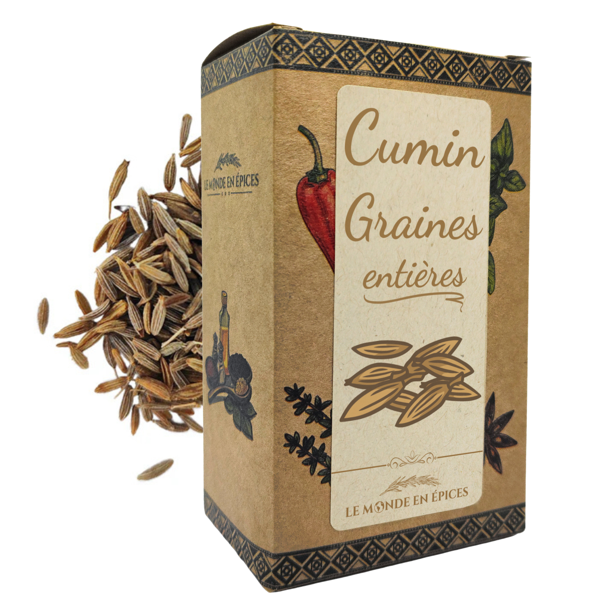 Cumin graines entières