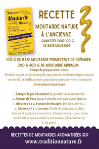 Moutarde maison aux herbes - 100 g