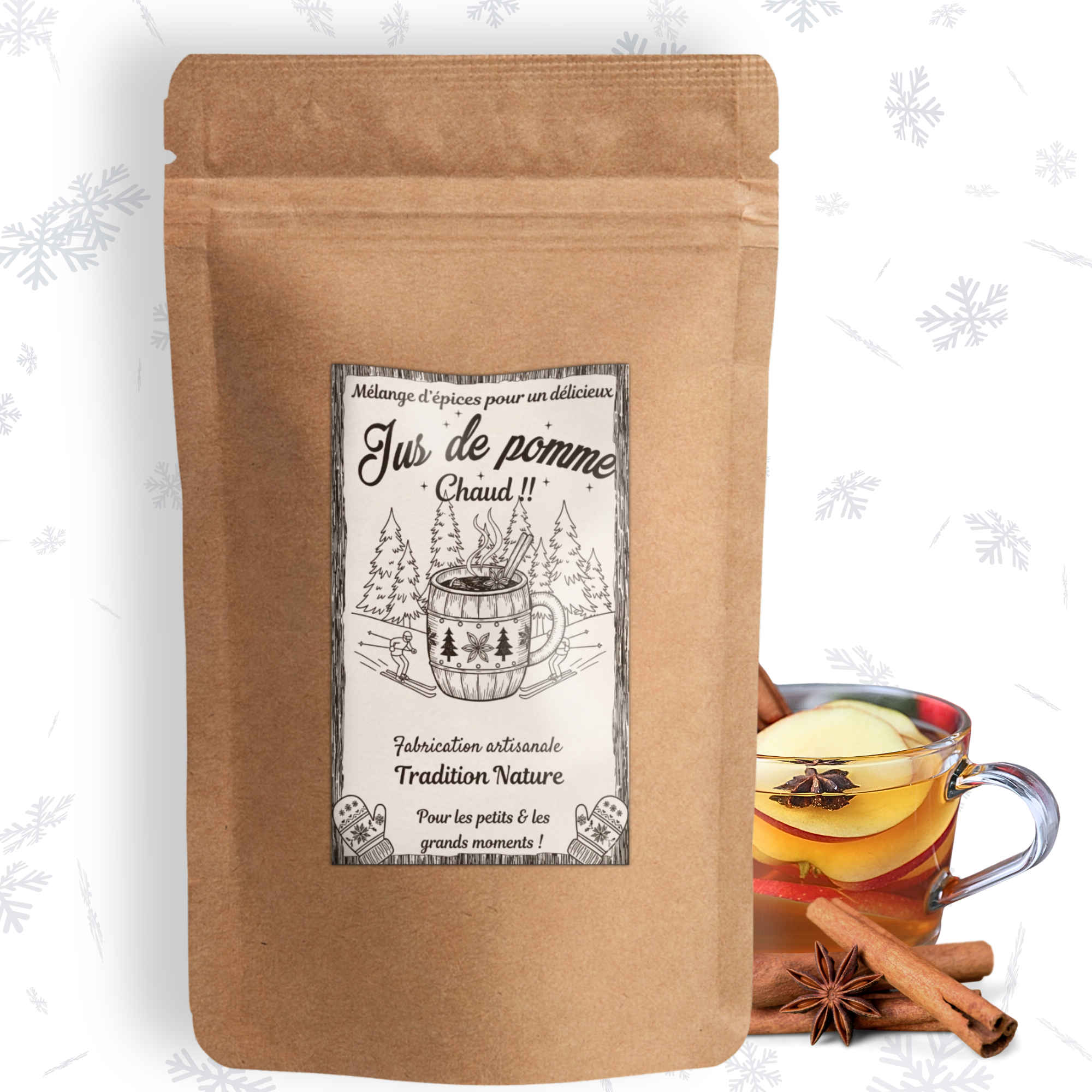 JUS DE POMME CHAUD - Mélange d'épices