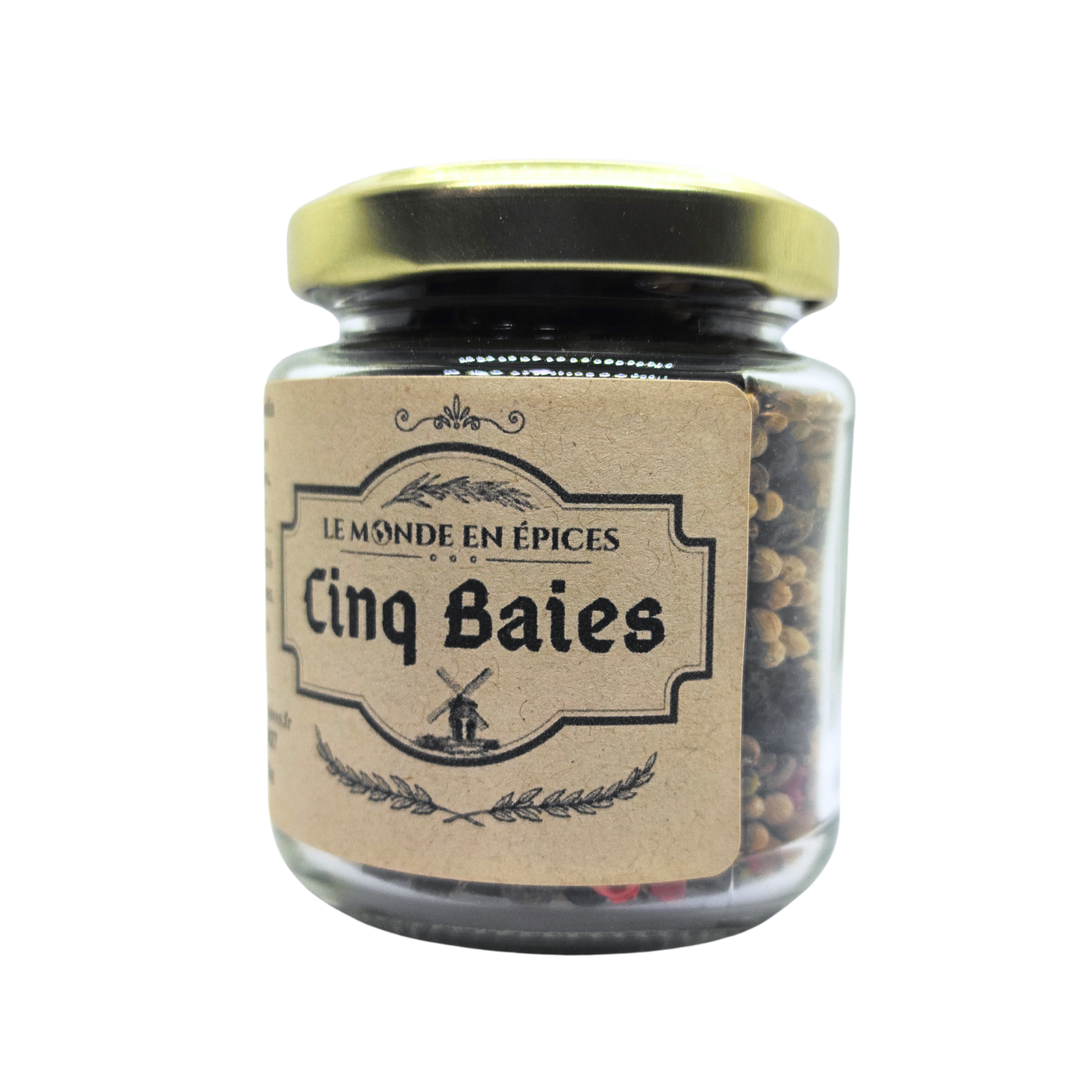 Mélange cinq baies 60 g - Pot en verre