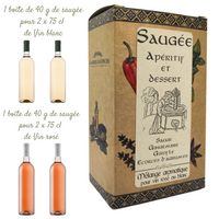 MITTELALTERLICHE SÜßWURST | TASCHE FÜR 2 FLASCHEN SALBEIWEIN