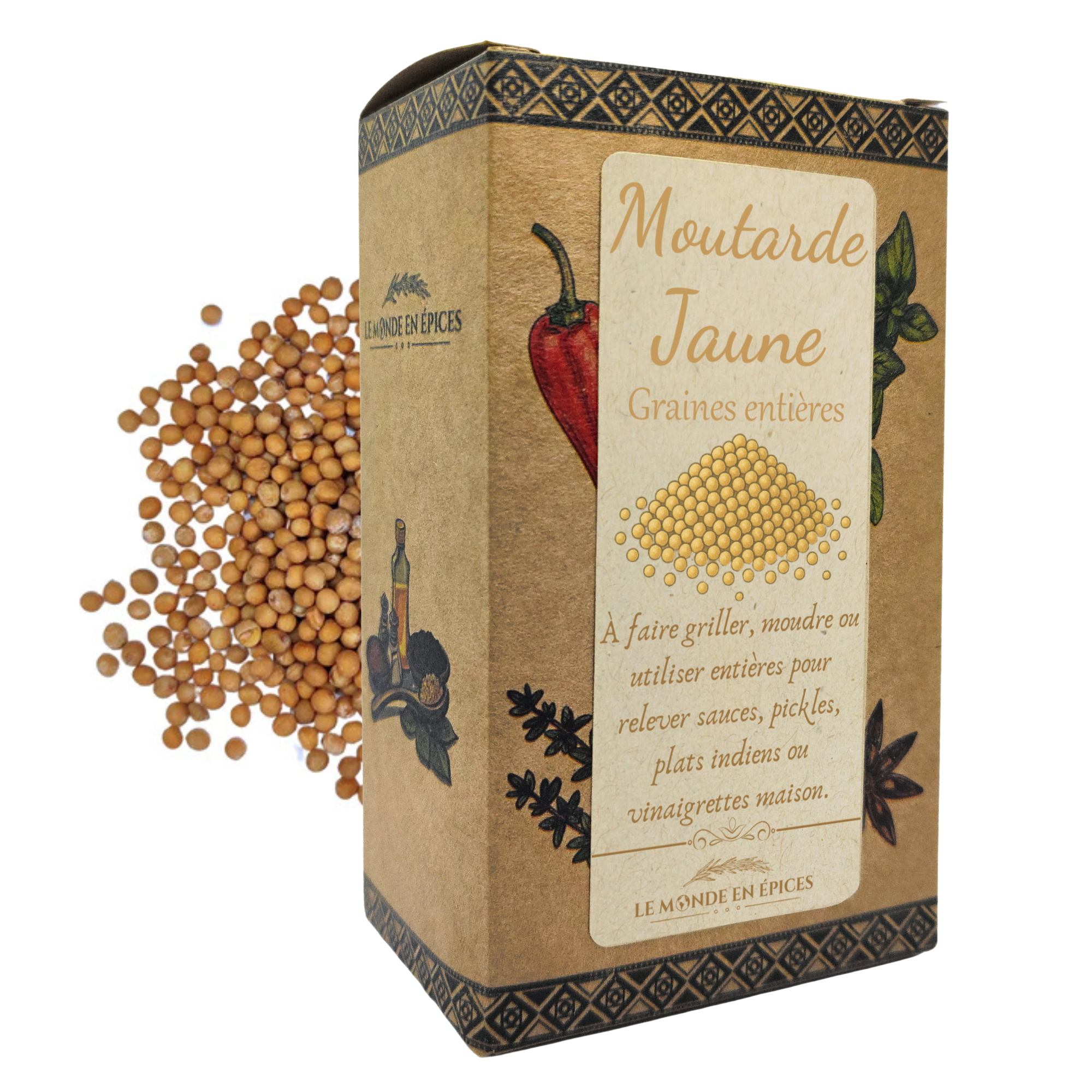 Moutarde jaune graines