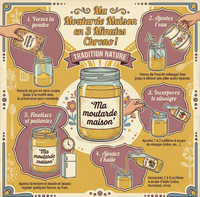 Moutarde douce au sésame | Préparation facile pour moutarde maison