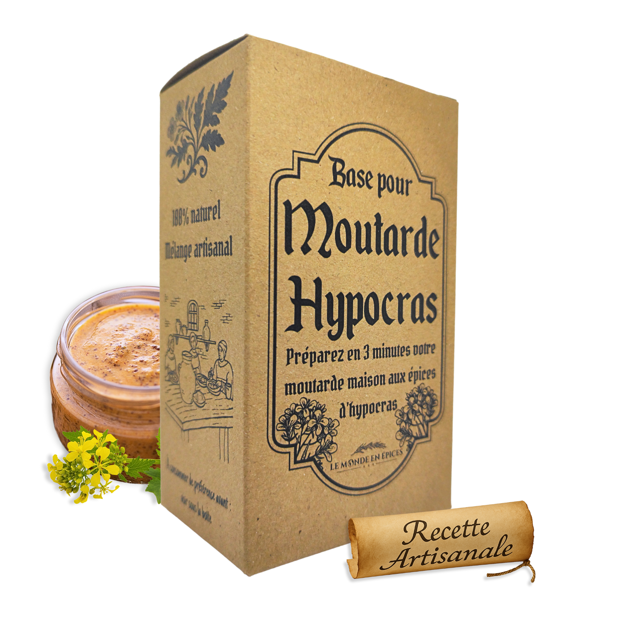 Base pour moutarde maison aux épices d'hypocras