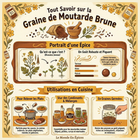 Moutarde brune graines